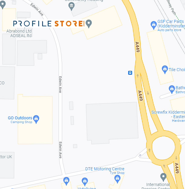 profilestore kidderminster google maps address