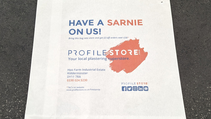 fancy a discount on an order with Profilestore? Find one of these bags and use it!