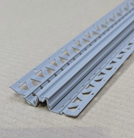 Light Grey 15 - 17mm Render Depth PVC Movement Bead 2.5m 1 Length