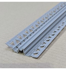 Dark Grey 15 - 17mm Render Depth PVC Movement Bead 2.5m 1 Length