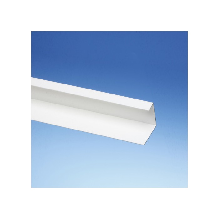Protektor 42mm x 27mm x 15mm x 250cm White PVC Corner Angle Profile (1 length)