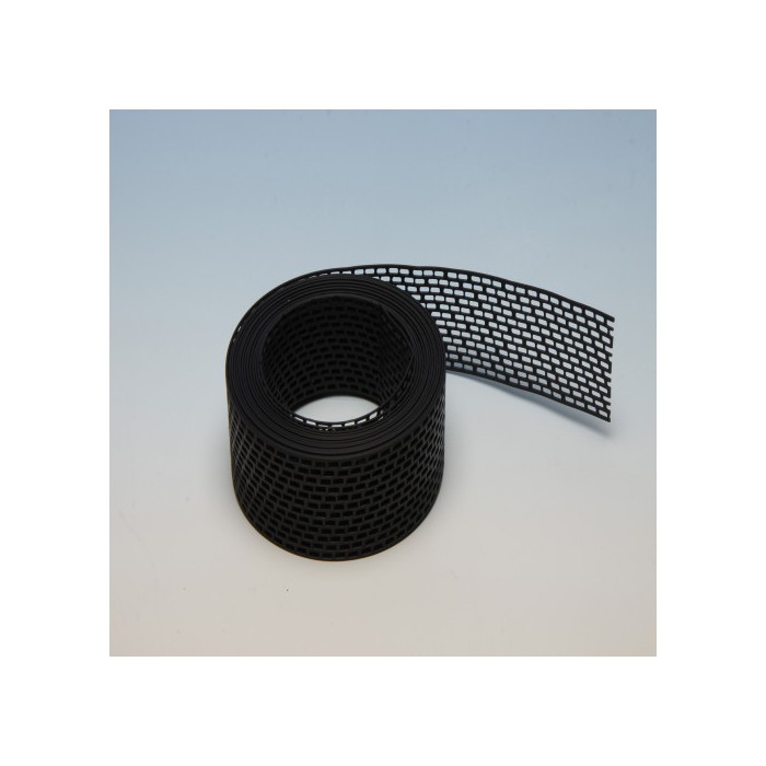 Protektor 100mm PVC  Black Ventilation Strip (5M Roll)