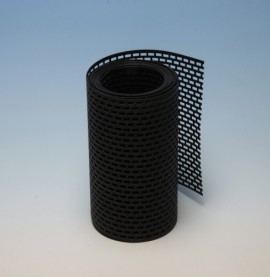 Protektor 180mm PVC  Black Ventilation Strip (5M roll)