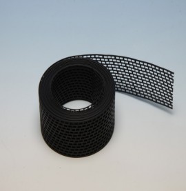 Protektor 50mm PVC  Black Ventilation Strip (5M Roll)