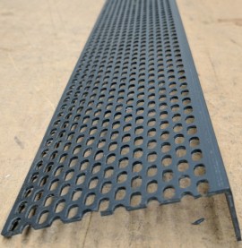 Wemico 30mm x 50mm x 2.5m Black PVC Ventilation Angle (1 length) 