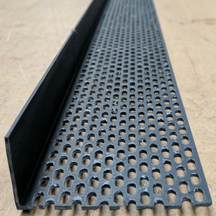 Wemico 30mm x 50mm x 2.5m Black PVC Ventilation Angle 1 length