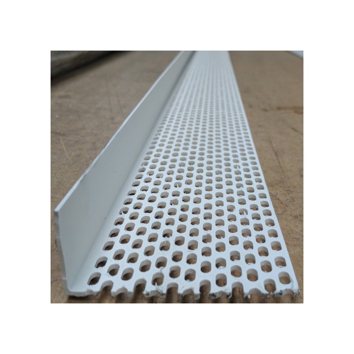 Wemico 30mm x 50mm x 2.5m White PVC Ventilation Angle (1 length)