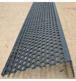 Wemico 30mm x 60mm x 2.5m Black PVC Ventilation Angle 1 Length