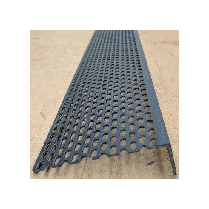 Wemico 30mm x 60mm x 2.5m Black PVC Ventilation Angle (1 length)