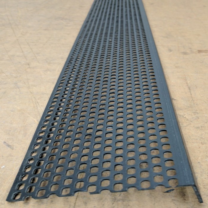 Wemico 30mm x 60mm x 2.5m Black PVC Ventilation Angle 1 length