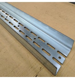 Protektor Galvanised Steel Door Frame Profile Partition Wall 123mm x 40mm x 4m 1 Length