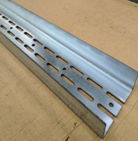 Protektor Galvanised Steel Door Frame Profile Partition Wall 123mm x 40mm x 4m (1 length)