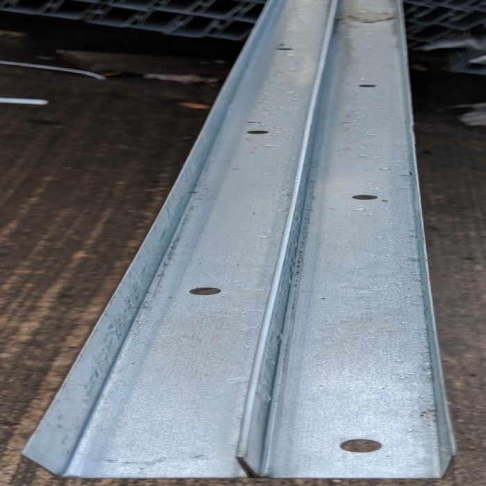 Protektor Galvanised Steel DIN Perimeter Profile 3m 1 Length