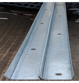 Protektor Galvanised Steel DIN Perimeter Profile 27mm x 27.5mm x 0.6mm 3m 1 Length