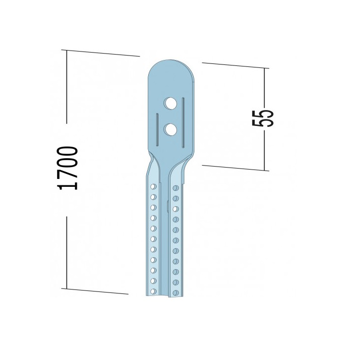 Protektor Galvanised Steel Adjustable Hanger Strip 30cm (box 50)