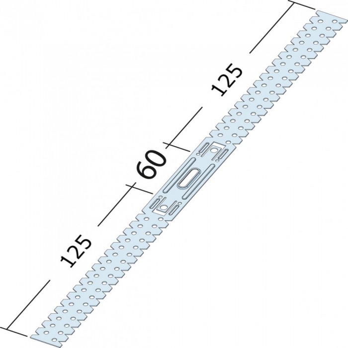 Protektor Galvanised Steel 125mm Direct Fix Hanger (box of 100)