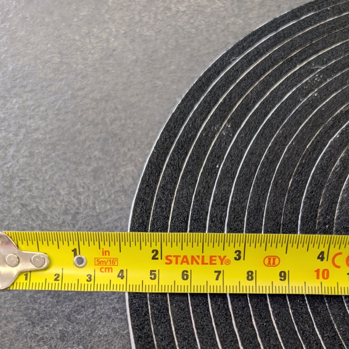 Neoprene Rubber Strip 20mm x 6mm x 10m