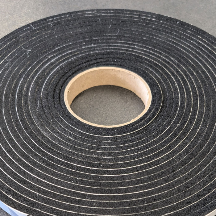 Neoprene Rubber Strip 20mm x 6mm x 10m