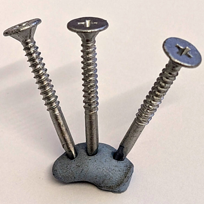 Stainless Steel 34mm Drill Point Screws Box of 100