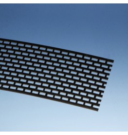 Wemico 120mm Aluminium Black Coated Ventilation Strip 2.5m 1 length
