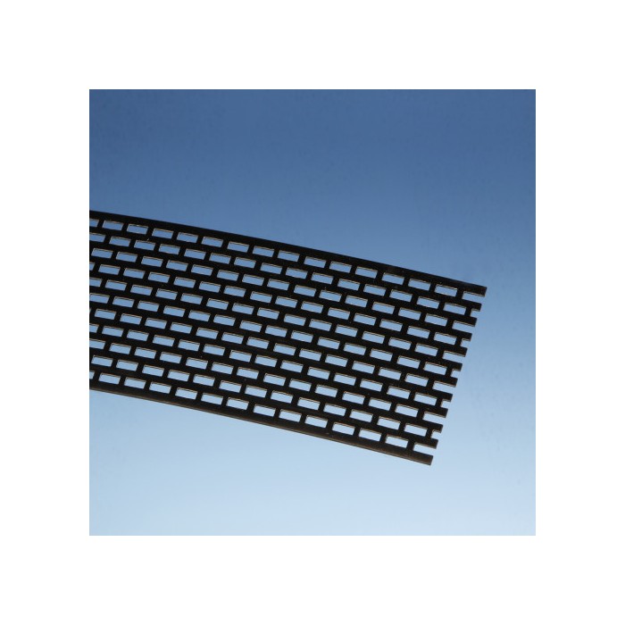 120mm Aluminium Black Coated Ventilation Profile (1 length)