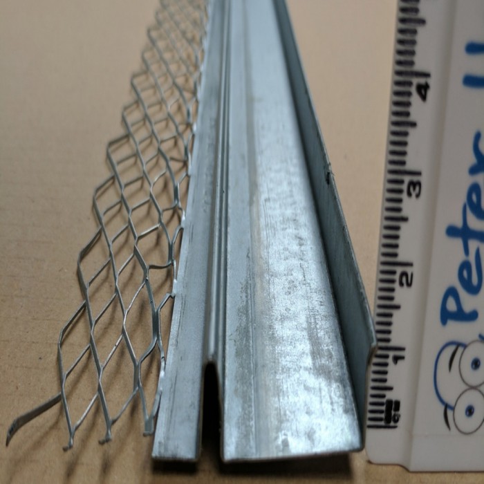 Wemico 30mm Galvanised Architrave Bead With Return 3m 1 length