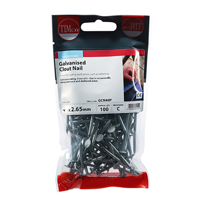 Timco 40mm Cloud Nails 1 Bag of 100