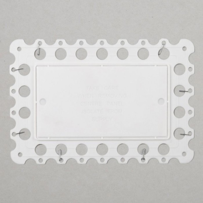 BeadMaster Square 74 Plastering Cover Plate For Single Sockets And Light Switches
