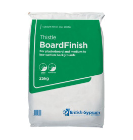British Gypsum Thistle BoardFinish Plaster 25kg Bag