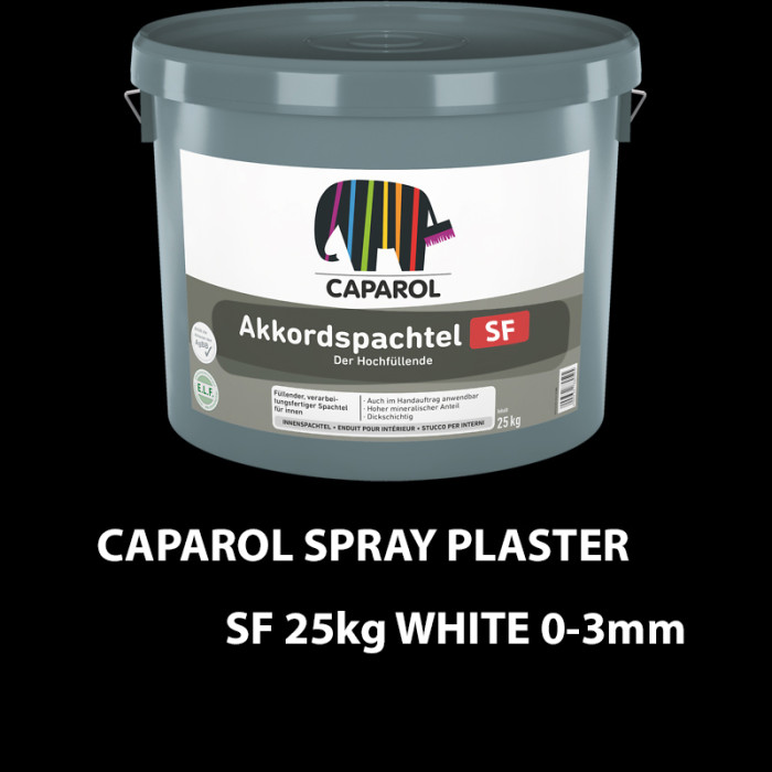 Caparol Spray Plaster SF 25kg White 0 - 5mm