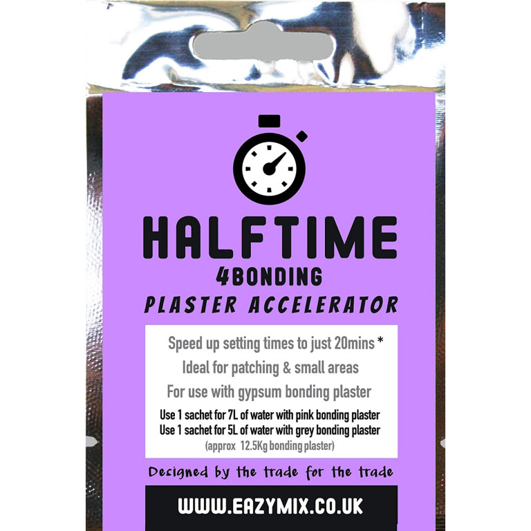 Eazymix Halftime 4 Bonding Plaster Accelerator 1 Sachet Profilestore