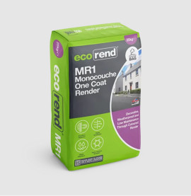 Ecorend Platinum Metal MR1 Monocouche One Coat Render 25kg Bag