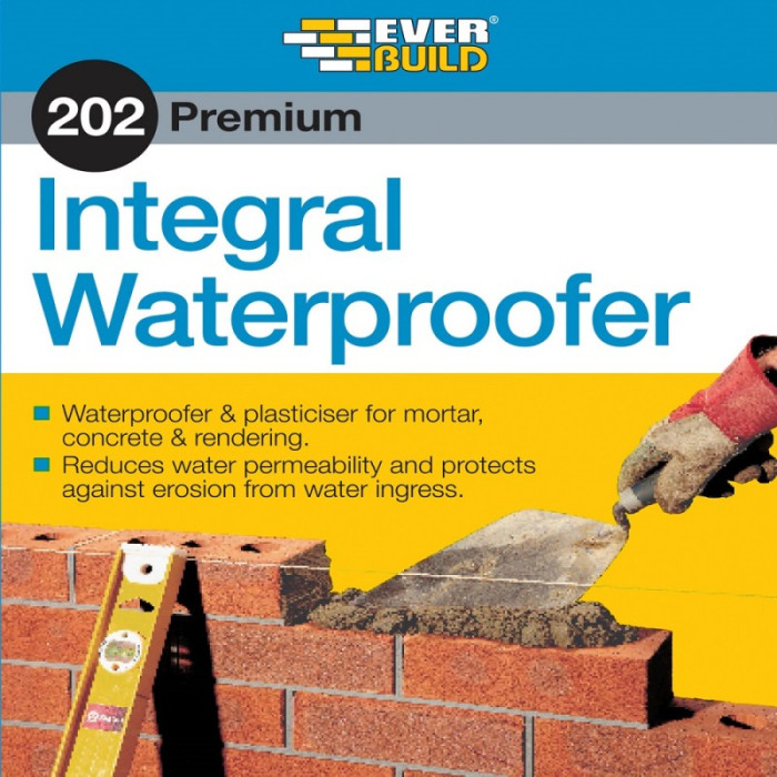 Everbuild 202 Intergral Liquid Waterproofer Additive 5 Litre