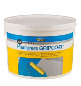 Everbuild 505 Plasterers Gripcoat Grip Key Preparation Coat 10 Litre