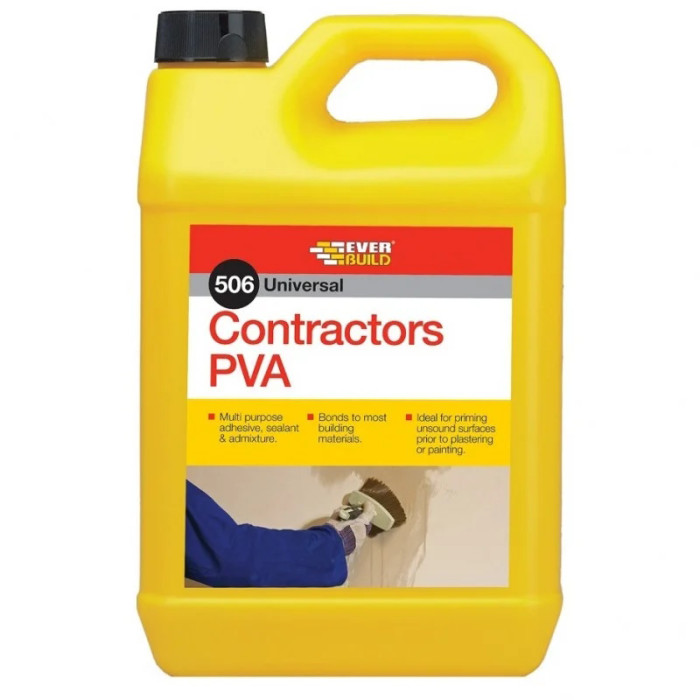 Everbuild 506 Contractors PVA 5 Litre 