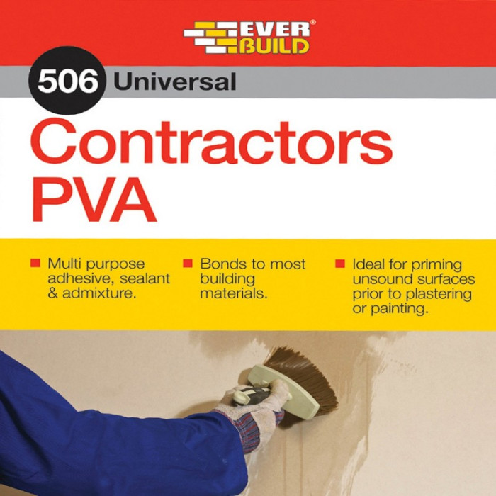 Everbuild 506 Contractors PVA 5 Litre 