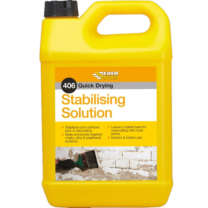 Everbuild 406 Quick Drying Stabilising Solution 5L