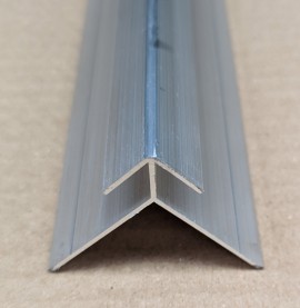 Protektor Aluminium Corner Bead for Facade Cladding 8.5mm x 3m With Covered Cutting Edge 1 Length