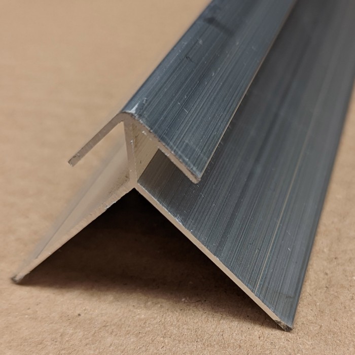 Protektor Aluminium Corner Bead for Facade Cladding 8.5mm x 3m With Covered Cutting Edge 1 Length