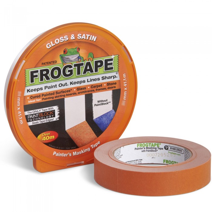 FrogTape® for Gloss & Satin Painter’s Tape – Orange