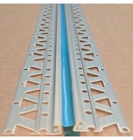 Dark Grey 10 - 12mm Render Depth PVC Movement Bead 2.5m 1 Length