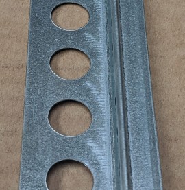 Protektor Galvanised Steel Connecting Profile for 12.5mm Plasterboard Drylining Panels 3m 1 Length