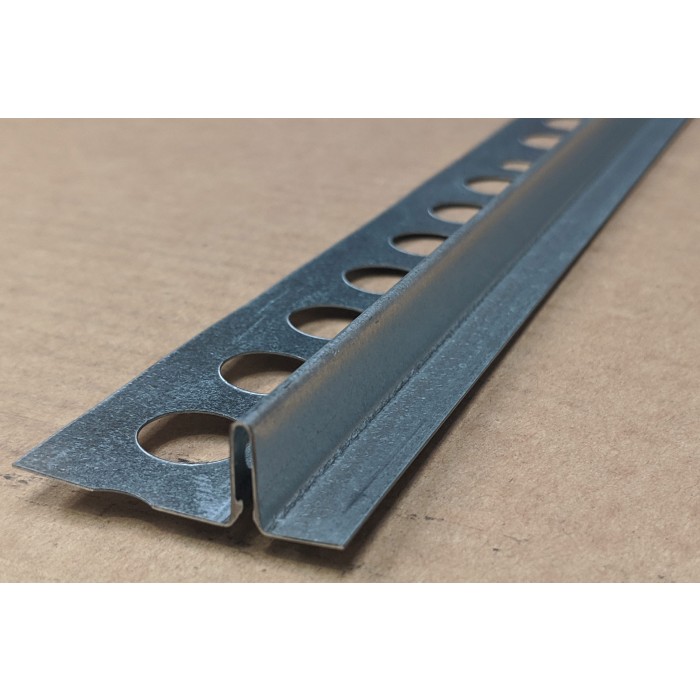 Protektor Galvanised Steel Connecting Profile for 12.5mm Plasterboard Drylining Panels 3m 1 Length