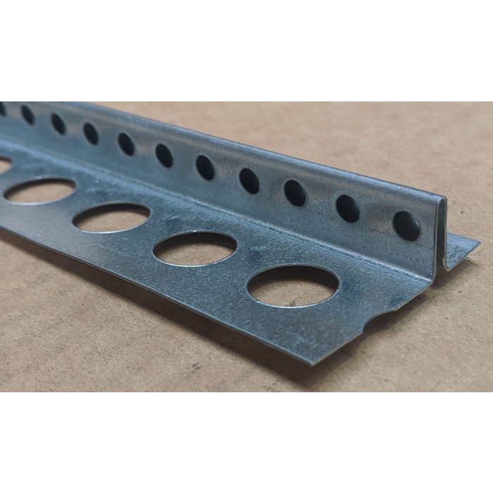 Protektor Galvanised Steel Connecting Profile for 12.5mm Plasterboard Drylining Panels 3m 1 Length