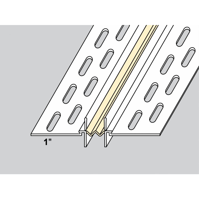 Protektor 2mm PVC Movement Joint Profile 3.05m 1 length