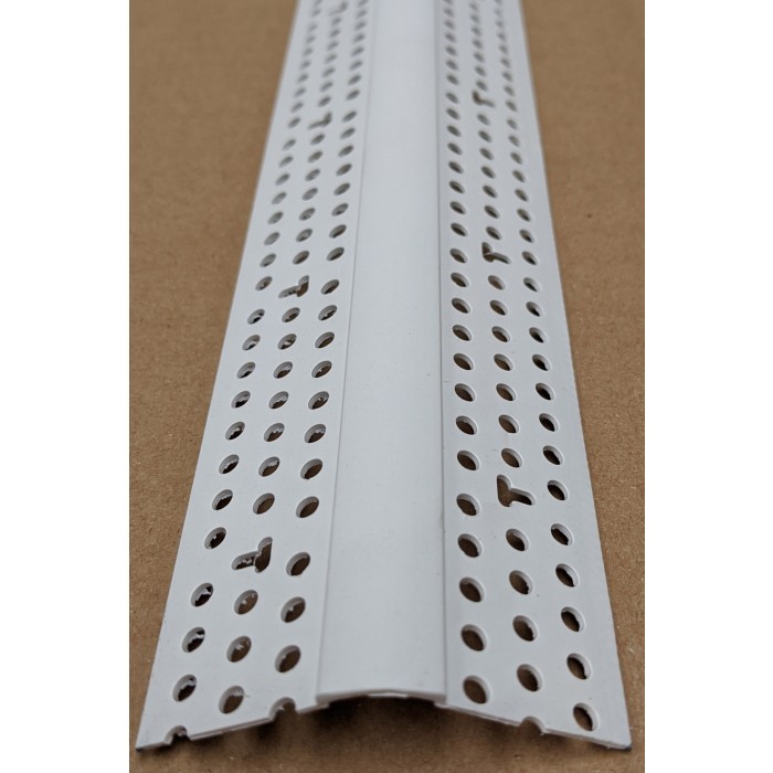 Trim-Tex 350 Bullnose Splayed Corner Bead White PVC 3m 1 Length 35030