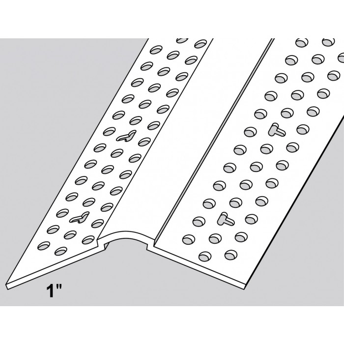 Trim-Tex 350 Bullnose Splayed Corner Bead White PVC 3m 1 Length 35030