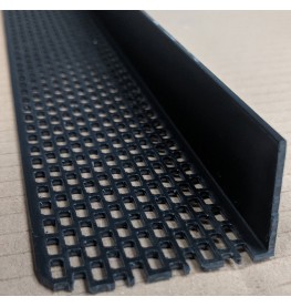 Wemico Black PVC Ventilation Angle 30mm x 50mm x 2.5m 1 Length