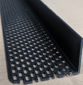 Wemico Black PVC Ventilation Angle 50mm x 30mm x 2.5m 1 Length