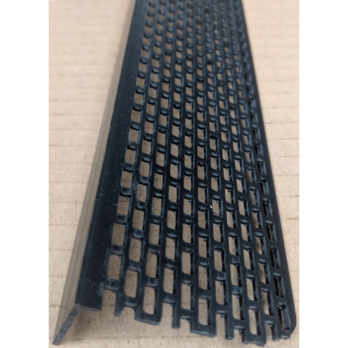 Wemico Black PVC Ventilation Angle 50mm x 30mm x 2.5m 1 Length